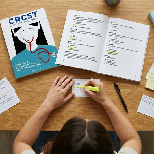 Printed Study Book: CRCST 2025 Exam.