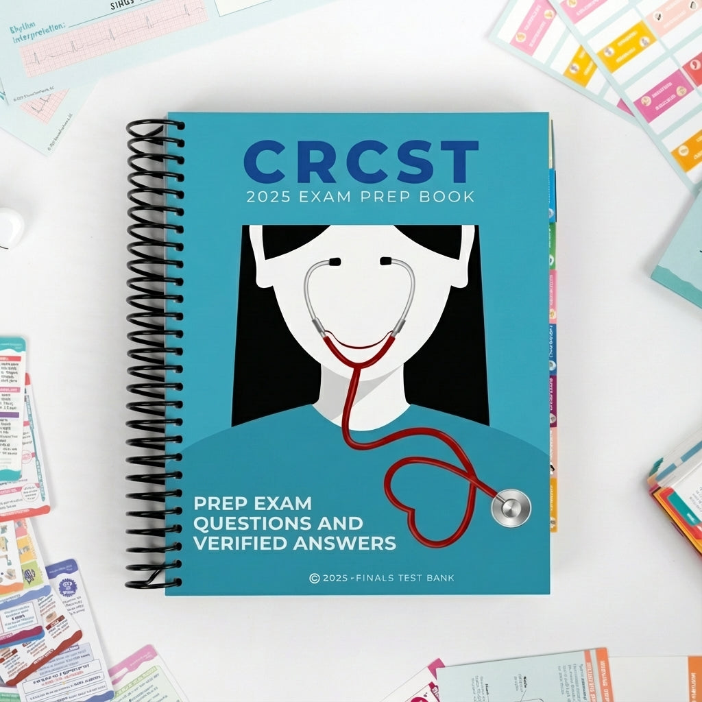 CRCST 2025 Exam Preparation – Printed Study Book