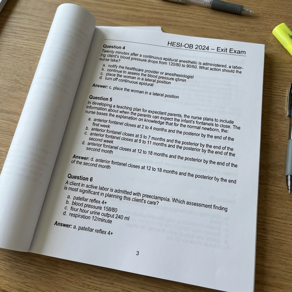 HESI OB 2024 Exam Prep Book